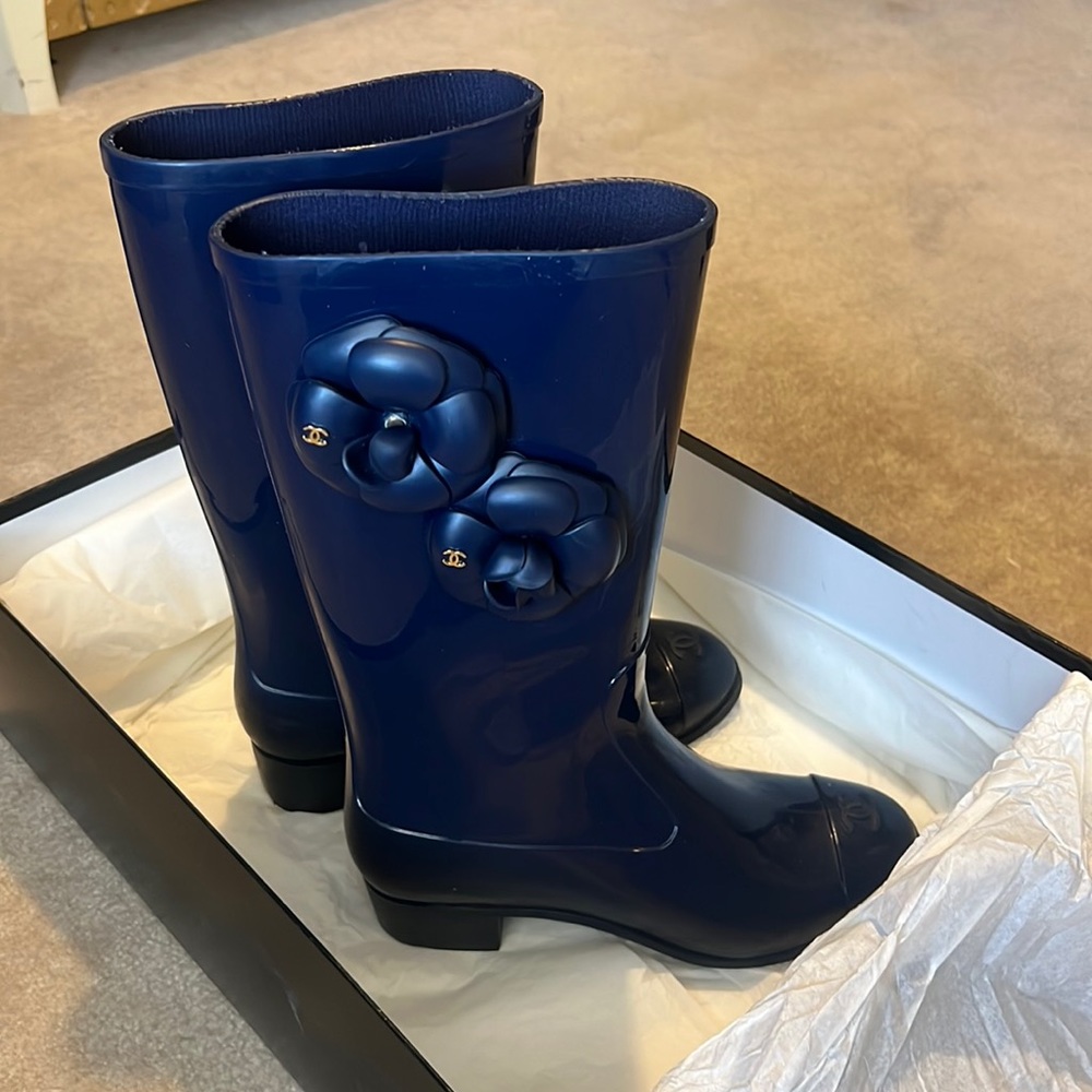 Chanel Rain Boots